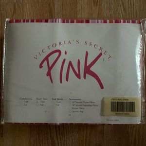 Awesome NWT vintage VS Pink twin sheet set
